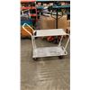 Image 1 : 2 TIER ROLLING METAL CART