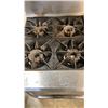 Image 8 : ROYAL COMMERCIAL COOKING 4 BURNER GAS RANGE, DOUBLE OVEN - WORKING