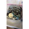 Image 1 : 2 LARGE BAGS OF JEWELRY, EARRINGS, MISC PINS