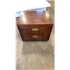 Image 8 : PAIR OF 2 DRAWER WOOD NIGHTSTANDS