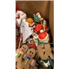 Image 5 : 2 BOXES AND CRATE OF CHRISTMAS DECOR, WREATH, LIGHTS