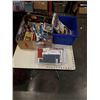 Image 1 : 3 BOXES ART SUPPLIES, RUBBER STAMPS