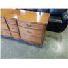 Image 2 : WALNUT 9 DRAWER DRESSER