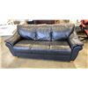 Image 1 : BLACK LEATHER SOFA