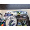 Image 2 : LOT OF CANUCKS COLLECTIBLES AND 5 WORLD FLAGS