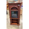 Image 1 : ELECTRIC FIREPLACE SHELF - OPTIONAL CORNER SHELF - 5 FOOT TALL