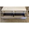 Image 2 : 2 WHITE DRAWERS - 52 INCHES WIDE