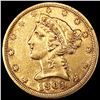 Image 1 : 1901-S $5 Gold Half Eagle CLOSELY UNCIRCULATED