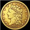 Image 1 : 1834 $5 Gold Half Eagle NICELY CIRCULATED