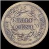 Image 2 : 1851 Braided Hair Half Cent NEARLY UNCIRCULATED