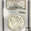 Image 1 : 1921 Silver Peace Dollar NGC MS63
