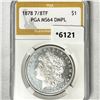 Image 1 : 1878 7/8TF Morgan Silver Dollar PGA MS64 DMPL