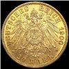 Image 2 : 1900 German Austria Gold 20 Marks UNCIRCULATED
