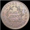 Image 2 : 1806 Draped Bust Half Cent LIGHTLY CIRCULATED