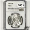 Image 1 : 1884-O Morgan Silver Dollar NGC MS63