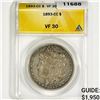 Image 1 : 1893-CC Morgan Silver Dollar ANACS VF30