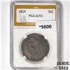 1829 Capped Bust Half Dollar PGA AU53