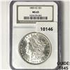 Image 1 : 1883-CC Morgan Silver Dollar NGC MS65