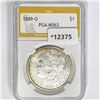 1889-O Morgan Silver Dollar PGA MS63