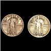 Image 1 : (2) Standling Liberty Quarters (1918-S, 1924) NIC