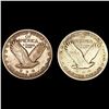 Image 2 : (2) Standling Liberty Quarters (1918-S, 1924) NIC