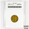 1931-S Wheat Cent ANACS EF40