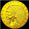 Image 1 : 1909 $2.50 Gold Quarter Eagle CLOSELY UNC