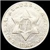 Image 1 : 1853 Silver Three Cent CLOSELY UNCIRCULATED