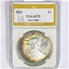 1989 American Silver Eagle PGA MS70