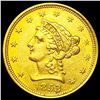 Image 1 : 1853 $2.50 Gold Quarter Eagle UNCIRCULATED
