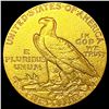 Image 2 : 1909-D $5 Gold Half Eagle ABOUT UNCIRCULATED