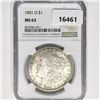 Image 1 : 1901-O Morgan Silver Dollar NGC MS63