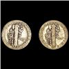 Image 2 : (2) 1921 Mercury Dimes NICELY CIRCULATED