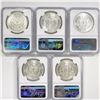 Image 2 : 1884-1885-O 5 Morgan Silver Dollar NGC MS63