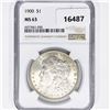 Image 1 : 1900 Morgan Silver Dollar NGC MS63