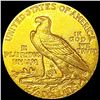 Image 2 : 1910 $2.50 Gold Quarter Eagle UNCIRCULATED