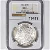 1884-O Morgan Silver Dollar NGC MS63