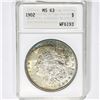 Image 1 : 1902 Morgan Silver Dollar ANA MS63