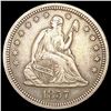 Image 1 : 1857 Seated Liberty Quarter NICELY CIRCULATED