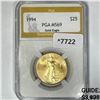 Image 1 : 1994 $25 1/2oz American Gold Eagle PGA MS69