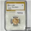Image 1 : 1909-S VDB Wheat Cent PGA MS62+