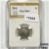 Image 1 : 1905 Liberty Victory Nickel PGA PR65