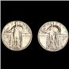 Image 1 : (2) 1929-S Standing Liberty Quarters CLOSE UNC