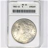 Image 1 : 1882-CC Morgan Silver Dollar ANACS MS64