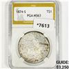 Image 1 : 1874-S Silver Trade Dollar PGA MS63