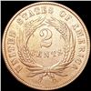 Image 2 : 1865 RD Two Cent Piece UNCIRCULATED
