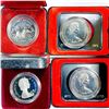 Canada Silver Dollars, .925g Each (4 Coins) (1972