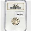 Image 1 : 1938-D Buffalo Nickel NGC MS66