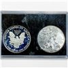 Image 2 : 2014 & 2014-W 2 American Silver Eagle Set