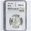 Image 1 : 1936 Walking Liberty Half Dollar NGC MS65